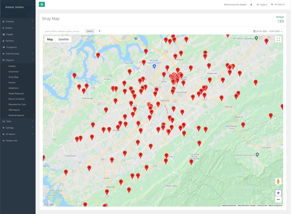 Lost and Found Map